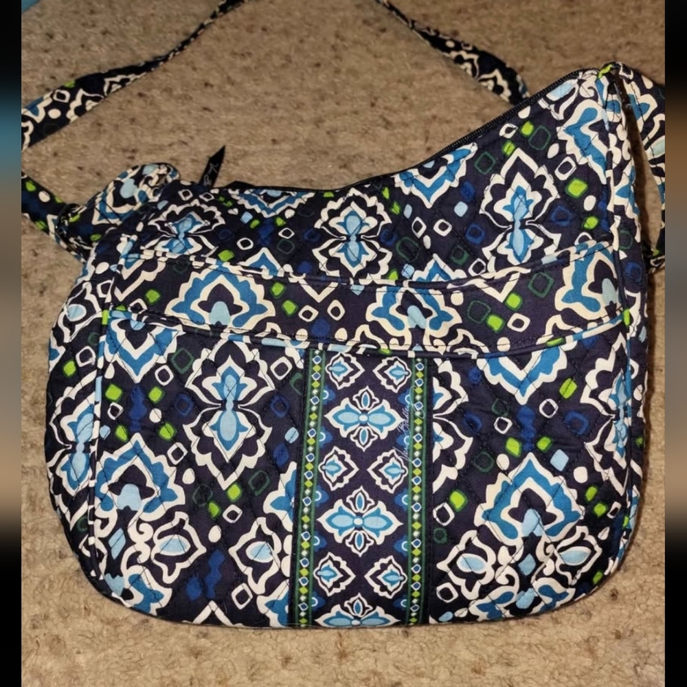 Vera Bradley Glenda Blue paisley Women's crossbody